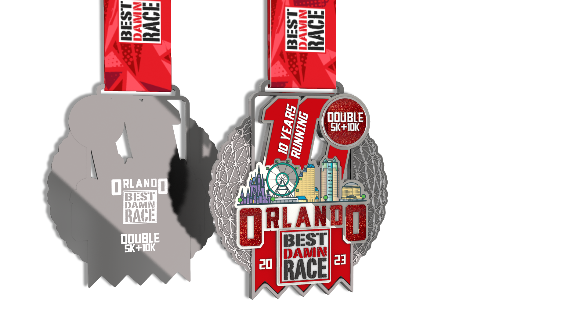 2020 5K+10K Challenge Medal - Orlando